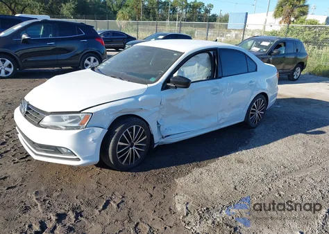 2016 Volkswagen Jetta 1.8T Sport from USA, damaged, VIN 3VWD17AJ3GM227458